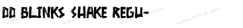 DD Blinks Shake Regu字体转换
